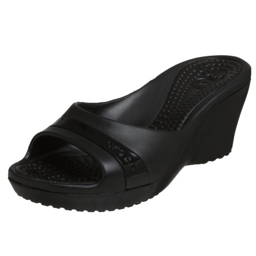 crocs Women's Sassari Peep Toe Wedge