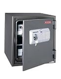 Honeywell 2084SB 1 1/5 Cubic Feet 1 Hour Fire Anti Theft Safe with Scan Biometric, Gray/Silver biometric gun safe store Honeywell 2084SB 1 1/5 Cubic Feet 1 Hour Fire Anti Theft Safe with Scan Biometric, Gray/Silver