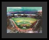 New York Yankees (Yankee Stadium, Bronx) Sports Framed & Matted Poster Print - 16" X 20"