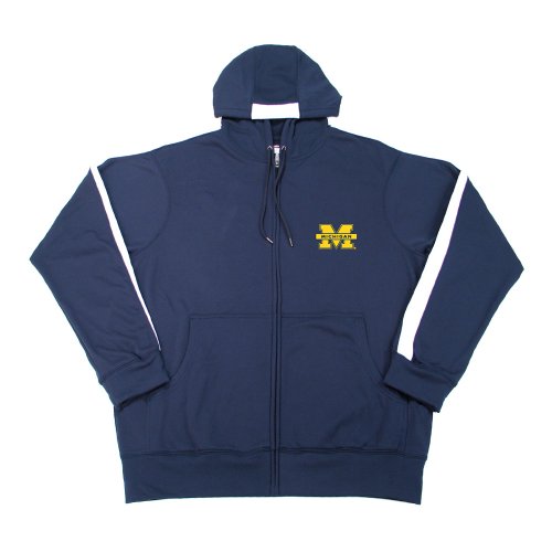 Antigua University of Michigan Sonic Desert Dry Long Sleeve Hooded Fleece Jacket
