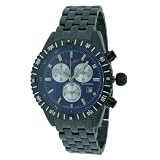 Corvette Mens CR410-MIPB-BLU Swiss Chronograph Stainless Steel Watch by Corvette