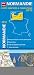 Normandie, Carte R�gionale Routi�re Touristique N�103. Plan du centre-ville de Caen - Echelle : 1/200 000, avec index - Edition 2012