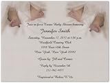 Twin Toes Baby Shower Invitations - Set of 20