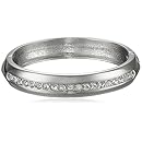 Kenneth Cole New York Silver-Tone Pave Sculptural Bangle Bracelet