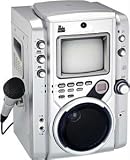 THE SINGING MACHINE STVG-520 TOP-LOAD CDG KARAOKE SYSTEM WITH BUILT-IN VIDEO CAMERA & 5.5 MONITOR'