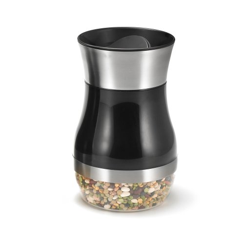 Polder KTH-1242-95 1-2/2-Quart Pourable Canister, Black