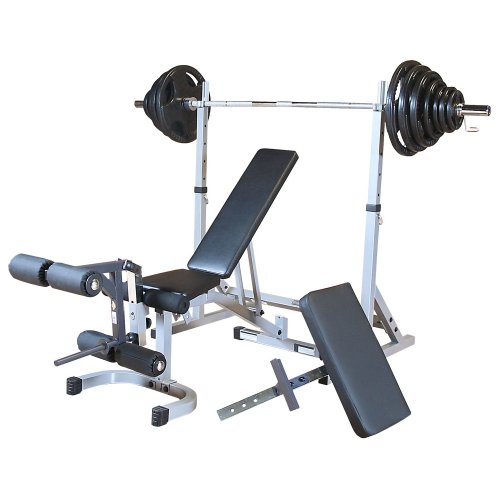 Powerline PSSPACK2 Squat Rack Package with Weights