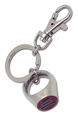 Naruto Shippuden Hidan Akatsuki Ring Metal Keychain