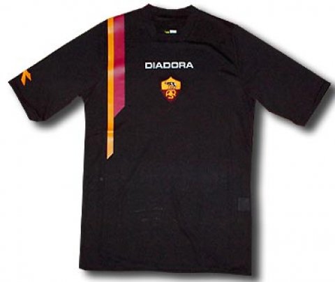 AS Roma training black shirt AS Roma training black shirt