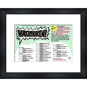 HADOUKEN UK Tour Autumn 2007 - Framed Original Advert