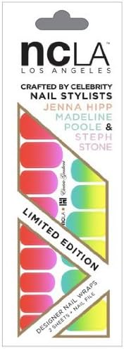 NCLA Electric Gradient Nail Wraps