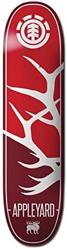 Skateboard Deck, 8.25" Element Appleyard Silhouette 8.25 Skateboard Deck
