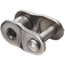 HKK Single Strand Connecting Offset Link, Riveted, Stainless Steel