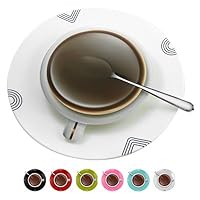 Coffee Tea Cup Wall Clock Modern Design Home Decor Decoration
