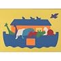 Lauri Textured Crepe Rubber Puzzle - NOAH'S ARK 15 pcs