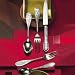 Ricci Argentieri 10717 JAPANESE BIRD & BAMBOO Carving Set 2-pc.