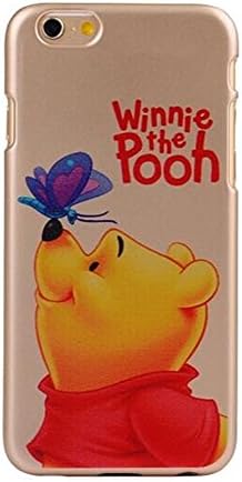 Casing for iPhone 6 4.7" Luxury Gold Color Slim Pmma Disney Pattern (Winnie Pooh)