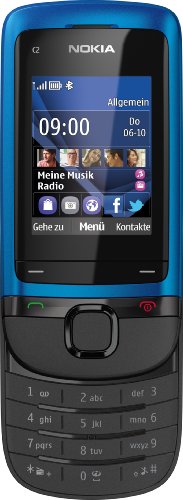 Produkt-Bild: Nokia C2-05 Slider-Handy (5,1 cm (2 Zoll), VGA-Kamera) pfau-blau