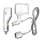 Apple iPod USB Travel Kit with Car Charger/ Travel Adapter/ Cable - White