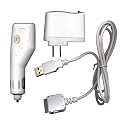 Apple iPod USB Travel Kit with Car Charger/ Travel Adapter/ Cable - White
