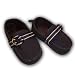 Baby : Infant Toddler Boy's Brown Suede Loafer Shoe with Woven Tape Bow Size 9-12 Months