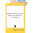 Robert Chester's Loves Martyr Or Rosalins Complaint