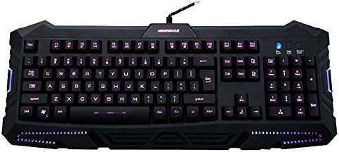 Corbit 3 Color USB Wired Illuminated LED Backlit PC Laptop Gaming Keyboard