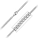 Inox Jewelry 316L Stainless Steel 3.6mm Diamond Cut Chain Necklace