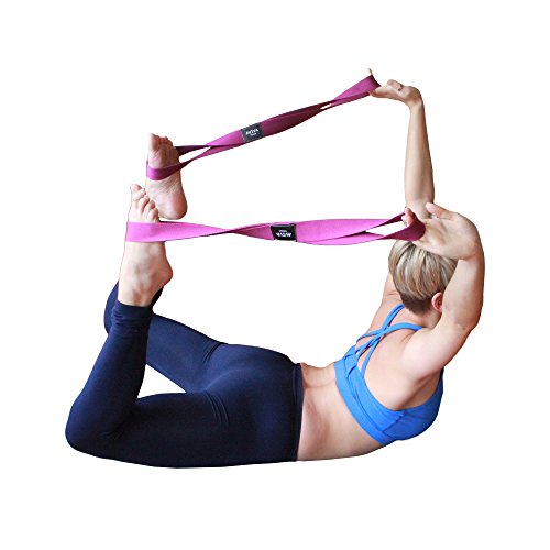 AVIVA YOGA Number 8 Straps (Pink, 63cmx3.8cm)