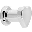 2 Gauge Shining Heart Stainless Steel Screw Fit Tunnel