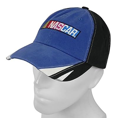 NASCAR Blue Front Black Baseball Hat