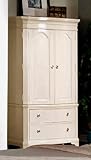 YT Furniture BA3104TV - Bayle TV Armoire (Whitewash)