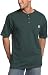 Carhartt Men\'s Short Sleeve Workwear Henley,  Hunter Green, XX-Large Regular