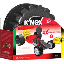 K'NEX 4X DRAGSTERS RED