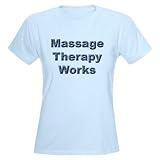 Massage Therapy Works Women's Pink T-Shirt Health Women's Light T-Shirt by CafePress