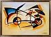 Perpetual Motion Abstract Framed Art Poster Print by Alfred Gockel, 42x30