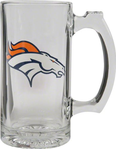 Denver Broncos Logo Glass Tankard