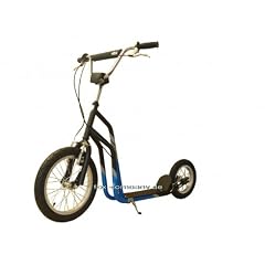 City-Line 16'+12' Scooter Roller Tretroller black/blue 2010