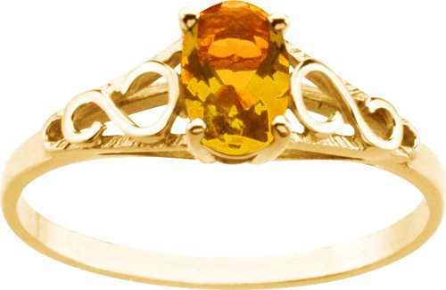 Teen Imitation November Birthstone Ring