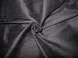 Solid Silk Dupioni - Black