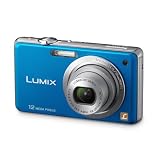 Panasonic LUMIX DMC-FS10EG-A Digitalkamera (12 Megapixel, 5-fach opt. Zoom, 6,86 cm Display, Bildstabilisator) blauvon "Panasonic"