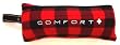 Comfort Plus 220 GSM Microfleece 3 in 1 Travel Blanket, Red and Black