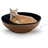 K&H Manufacturing Thermo-Mod Half-Pod, 22", Tan/Black