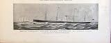 SS CHESHIRE STEAMER RANGOON BURMAH FAR EAST PRINT 1891