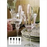 Rose Serenade Clear Iced Beverage Glass [Set of 4]