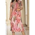 Gray & Osbourn Pink Chiffon Skirt - 14