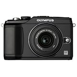 Olympus PEN E-PL2 12 MP CMOS Micro Four Thirds Interchangeable Lens Digital Camera with 14-42mm Lens (Black)