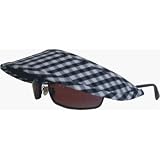 Totally STRAPLESS Sun Visor - No Hat-Hair, No Headache, We Promise Black/White Gingham