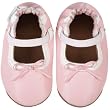 Robeez Infant/Toddler Pink Classic Mary Jane with Bow Slip-On