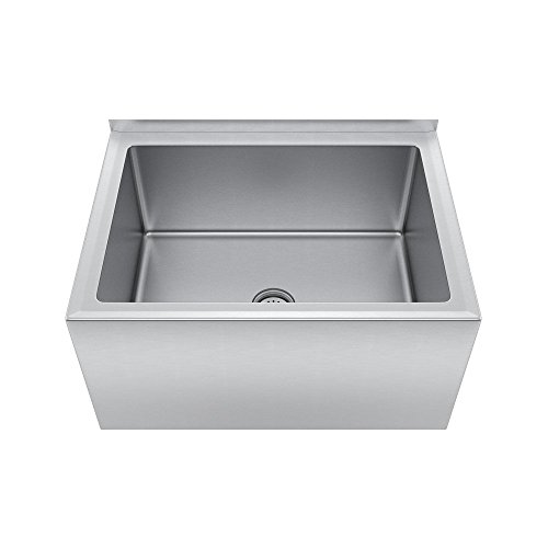 Floor Mop Sink, 16" wide, 20" long, 6" high water level Hardware